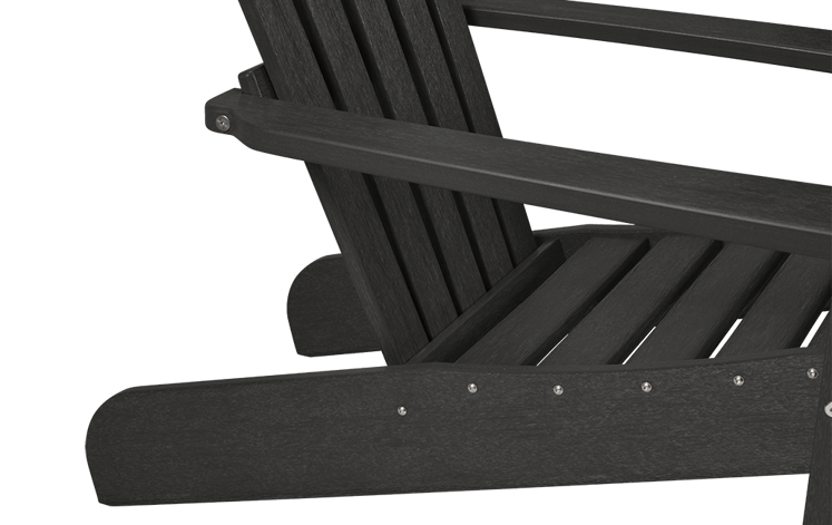 Black Premium Ozark Resin Adirondack Chair - Keter US